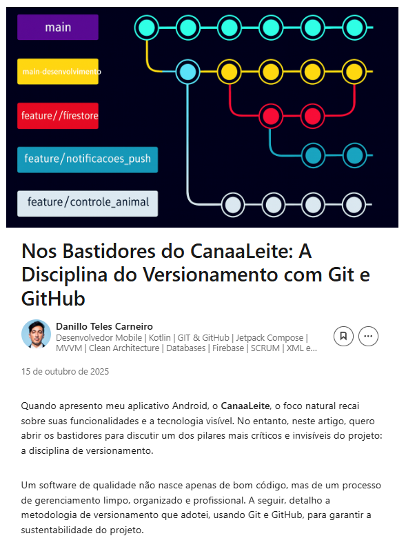 Banner do artigo sobre Versionamento de Código com Git e GitHub Flow